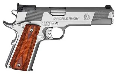 SPRINGFIELD 1911 LOADED TARGET STAINLESS 9MM 5-INCH 9RD