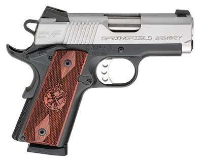 SPRINGFIELD EMP COMPACT LIGHTWEIGHT CA COMPLIANT BLACK / STAINLESS 9MM 3-INCH 9RDS