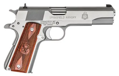SPRINGFIELD 1911 MIL-SPEC STAINLESS STEEL .45ACP 5-INCH 7RD