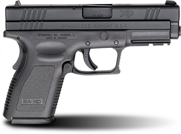 SPRINGFIELD XD COMPACT SERVICE ESSENTIALS BLACK 45ACP 4-INCH 10RD