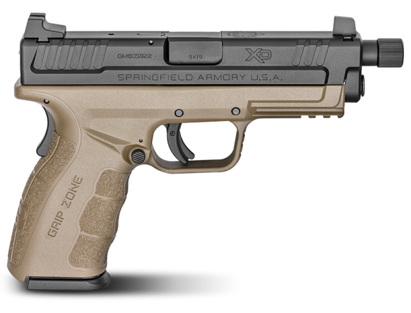 SPRINGFIELD XD MOD.2 SERVICE MODEL FDE 9MM 4IN BARREL 10RD THREADED BARREL