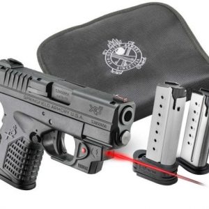SPRINGFIELD ARMORY XD-S LASER PACKAGE BLACK .45 ACP 3.3-INCH 5RD AND 6RD MAGAZINE WITH SOFT CASE