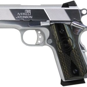 IVER JOHNSON 1911 THRASHER OFFICER CHROME .45 ACP 3.13" BARREL 7-ROUNDS