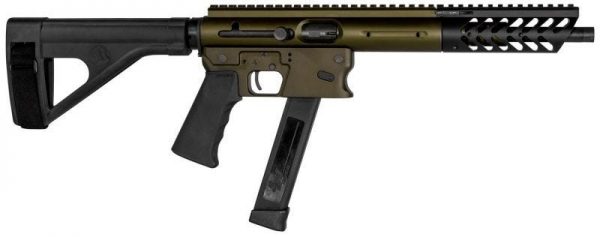 TNW FIREARMS AERO SURVIVAL PISTOL OD GREEN 9MM 10.25" BARREL 33-ROUNDS