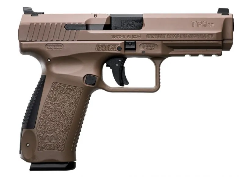 CENTURY ARMS CANIK TP9SF SPECIAL FORCES 9MM 4.46" 18-ROUND FDE