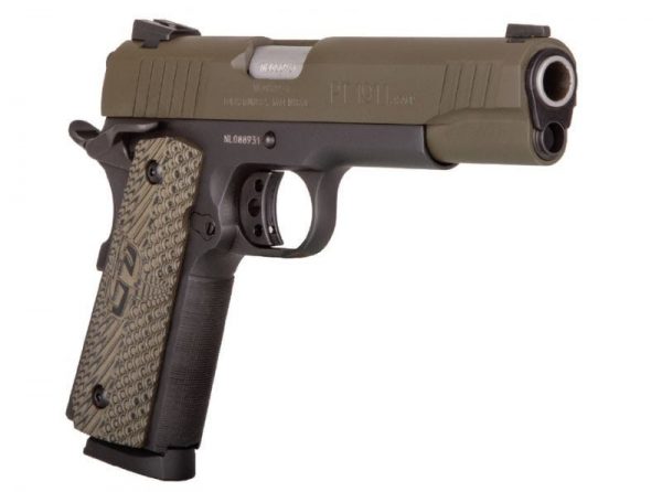 TAURUS 1911FS MILITARY GREEN .45 ACP 5-INCH 8RDS