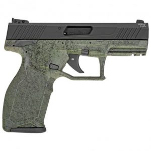 TAURUS TX22 GREEN / BLACK .22 LR 4.1" BARREL 16-ROUNDS ADJUSTABLE REAR SIGHT