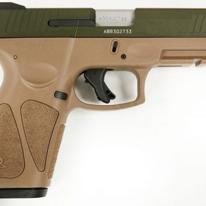 TAURUS G3 OD GREEN / COYOTE BROWN 9MM 4" BARREL 17-ROUNDS ADJUSTABLE REAR SIGHT