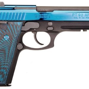 TAURUS PT92 9MM DA BL PVD/G10 17RDS AS