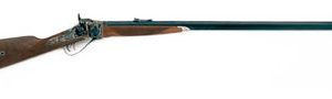 TAY 1874 QUGLY SHRP 45/70 34-INCH 1RD BLUE/CHECKERED WALNUT