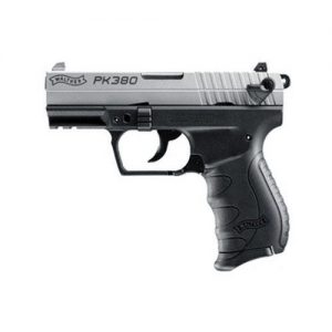 WALTHER PK380 PISTOL .380 NICKEL 3.66-INCH