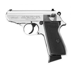 WALTHER PPK/S PISTOL 22LR 3.35 INCH 10RDS NICKEL FINISH