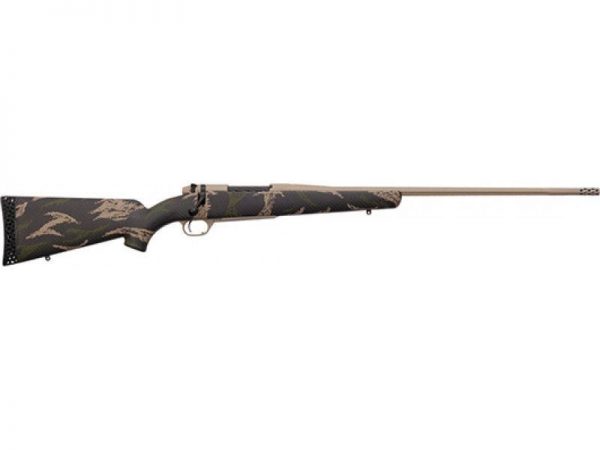 WEATHERBY MARK V BACKCOUNTRY 280 ACKLEY IMPROVED 26" BARREL 4 ROUNDS TAN GREEN AND BLACK