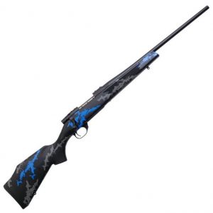 WEATHERBY VANGUARD SYNTHETIC COMPACT BLUE 7MM-08 REM 20" BARREL 5 ROUNDS BLUE CAMOUFLAGE