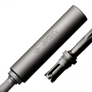 Yankee Hill Machine Titanium Q.D. Phantom 5.56 Suppressor Natural Matte 5.56mm 6.875-inch 1/2-28 TPI
