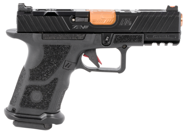 ZEV O.Z-9 COMPACT 9MM 4" BRONZE BARREL 19 ROUNDS
