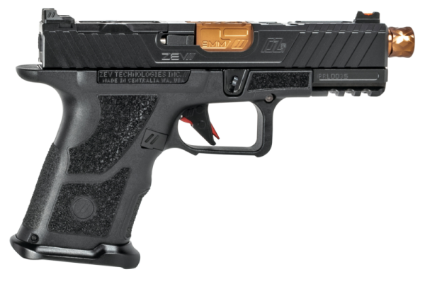 ZEV TECHNOLOGIES O.Z-9 COMPACT 9MM 4" BRONZE BARREL 15 ROUNDS