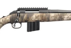 RUGER AMERICAN RANCH BOLT 350 LEGEND 16.38-INCH 5RDS BROADSWORD CAMO FIXED STK BLACK