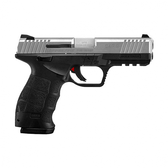 SAR USA SAR9 PISTOL STAINLESS 9MM 4.4" 17-ROUND
