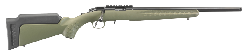 RUGER AMERICAN RIMFIRE OD GREEN .22 MAG 18" BARREL 9-ROUNDS