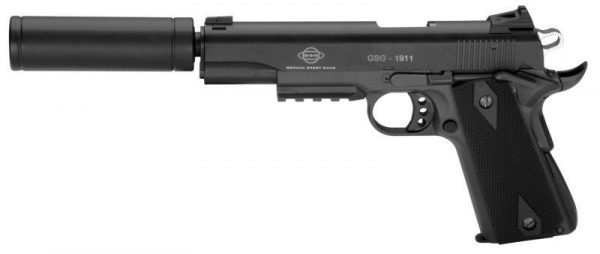 GERMAN SPORT GUNS GSG 1911 .22 LR 5" BARREL 10-ROUNDS WITH FAKE SUPPRESSOR