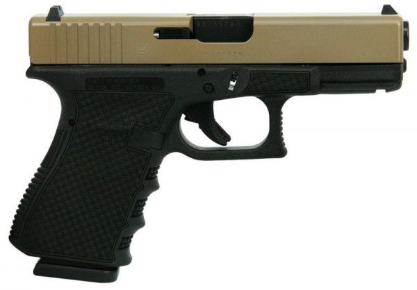 GLOCK 19 GEN 3 FLAT DARK EARTH 9MM 4.02" BARREL 15-ROUNDS CHAINMAIL STIPPLING