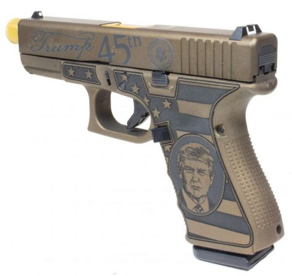 GLOCK 19 GEN 3 FLAT DARK EARTH 9MM 4.01" BARREL 15-ROUNDS TRUMP EDITION
