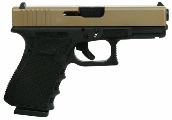 GLOCK 19 GEN 3 FLAT DARK EARTH 9MM 4.02" BARREL 15-ROUNDS CHAINMAIL STIPPLING USA MADE