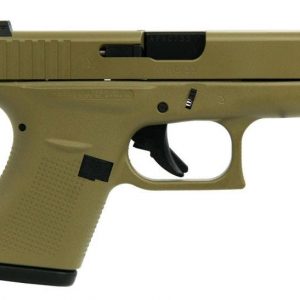 GLOCK 42 FLAT DARK EARTH .380 ACP 3.2" BARREL 6-ROUNDS USA MADE