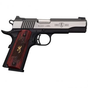 BROWNING 1911-380 BLACK LABEL MEDALLION PRO STAINLESS .380 ACP 4.25" BARREL 8-ROUNDS
