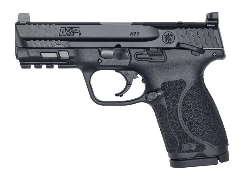 SMITH AND WESSON M&P9 M2.0 COMPACT OPTICS READY 9MM 4" BARREL 15-ROUNDS THUMB SAFETY