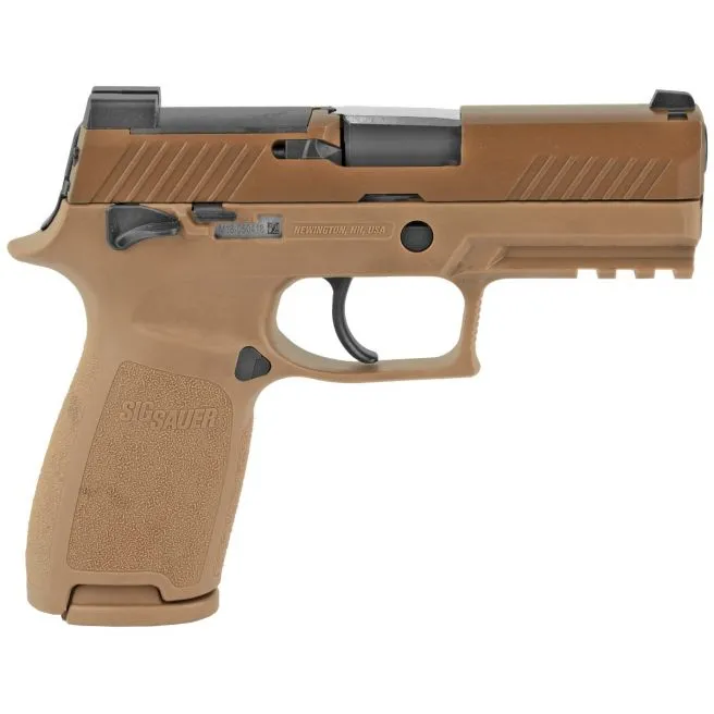 SIG SAUER P320 M18 COYOTE TAN 9MM 3.9" BARREL 21-ROUNDS OPTICS READY