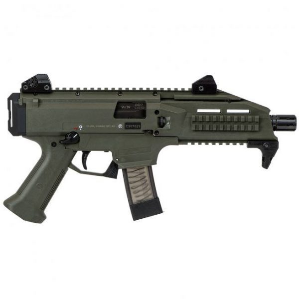 CZ SCORPION EVO 3 S1 PISTOL OD GREEN 9MM 7.72" BARREL 20-ROUNDS