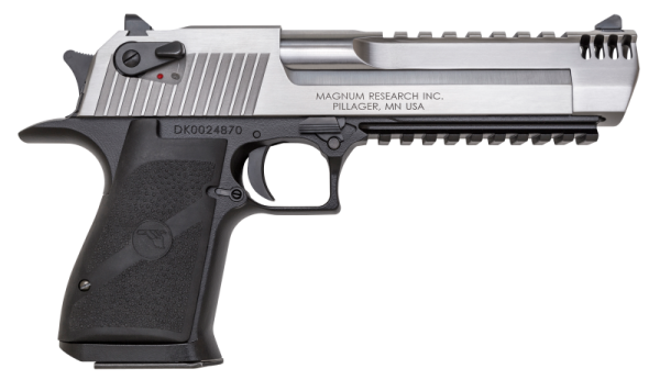 MAGNUM RESEARCH DESERT EAGLE MARK XIX STAINLESS .50 AE 6" BARREL 7-ROUNDS MUZZLE BRAKE