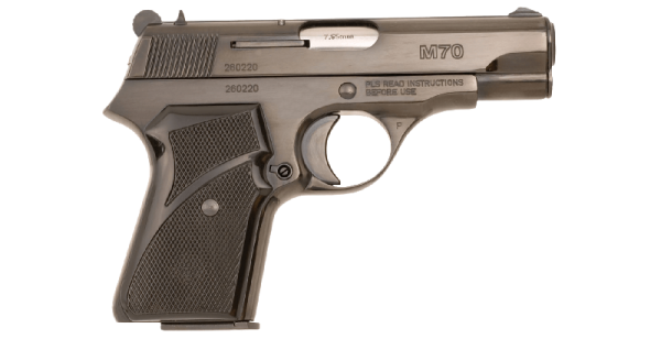 ZASTAVA M70 BLACK .32 ACP 3.7" BARREL 8-ROUNDS