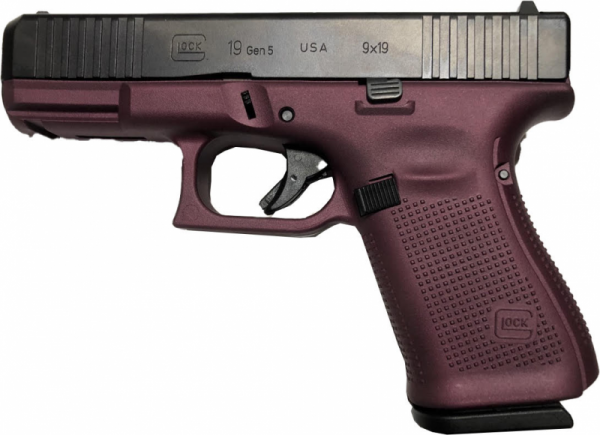 GLOCK 19 GEN5 BLACK CHERRY 9MM 4.02" BARREL 15-ROUNDS