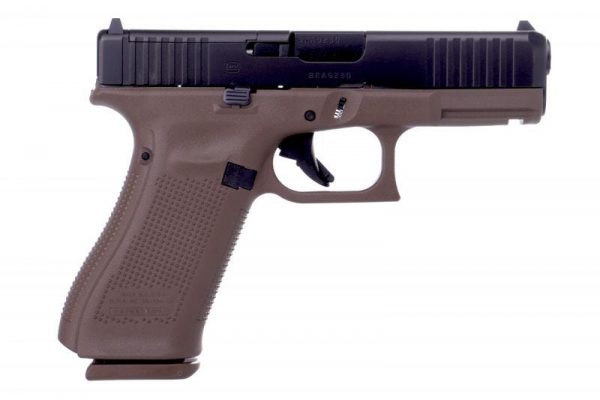GLOCK 45 GEN 5 MOS FLAT DARK EARTH 9MM 4.02" BARREL 17-ROUNDS THREE MAGAZINES