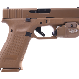 GLOCK 19X GEN 5 FLAT DARK EARTH 9MM 4.02" BARREL 19-ROUNDS STREAMLIGHT TLR7A