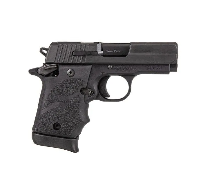 SIG SAUER P938 SAS 9MM 3" BARREL 7-ROUNDS FT BULLSEYE FIBER-TRITIUM NIGHT SIGHTS
