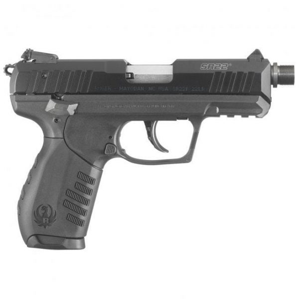 RUGER SR22 BLACK .22 LR 3.5-INCH 3.5-INCH 10RD THREADED BARREL