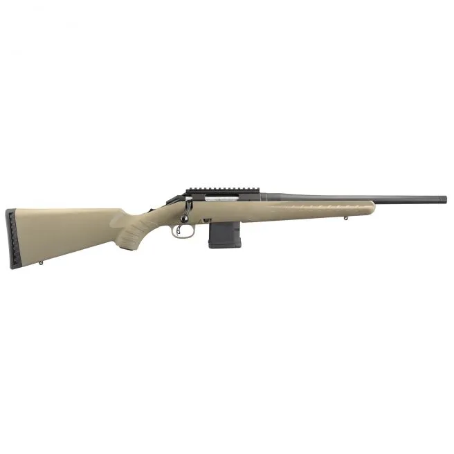 RUGER AMERICAN RANCH FLAT DARK EARTH / BLACK .223 REM / 5.56 16.12-INCH 10RDS