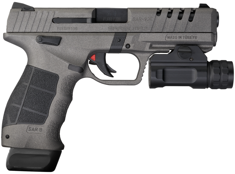 SAR USA SAR9X PLATINUM 9MM 4.4" BARREL 19-ROUNDS WITH TACTICAL LIGHT