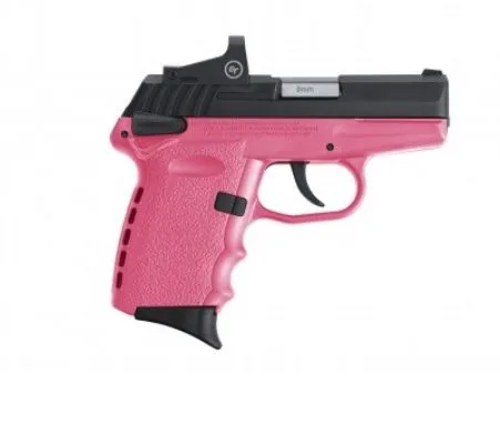 SCCY CPX-1 RD BLACK / PINK 9MM 3.1" BARREL 10-ROUNDS CTS-1500 REFLEX SIGHT
