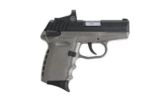 SCCY CPX-1 RD GRAY / BLACK 9MM 3.1" BARREL 10-ROUNDS CTS-1500 REFLEX SIGHT