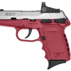 SCCY CPX-1 RD STAINLESS / RED 9MM 3.1" BARREL 10-ROUNDS CTS-1500 RED DOT SIGHT