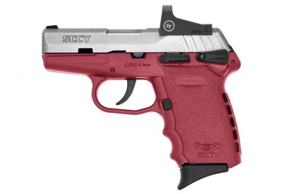 SCCY CPX-1 RD STAINLESS / RED 9MM 3.1" BARREL 10-ROUNDS CTS-1500 RED DOT SIGHT