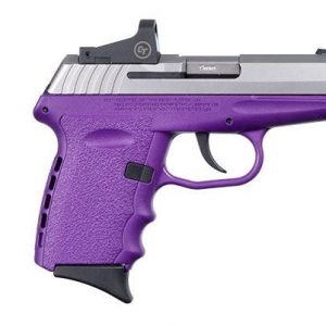SCCY CPX-2 RD PURPLE / STAINLESS 9MM 3.1" BARREL 10-ROUNDS CTS-1500 REFLEX SIGHT