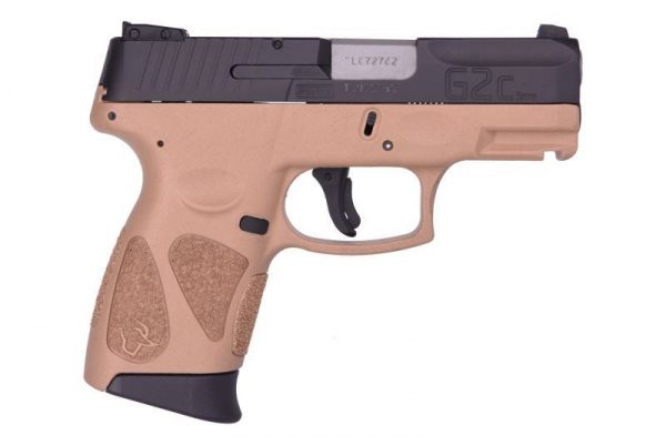 TAURUS G2C PISTOL BI-TONE 9MM 3.2" BARREL 12-ROUNDS MANUAL SAFETY