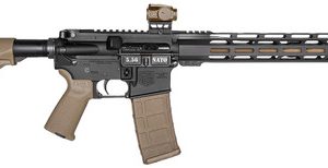 Diamondback DB15 FDE Optic Package 5.56/223 16" Barrel, Full Length Handguard, Viridian Red Dot, Flat Dark Earth, 30rd Mag