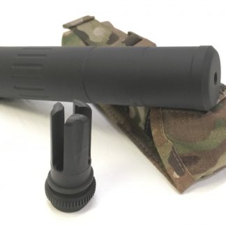 AAC M4-2000 Fast-Attach 5.56mm Suppressor with 51T 1/2x28mm Blackout Flash Hider Mount